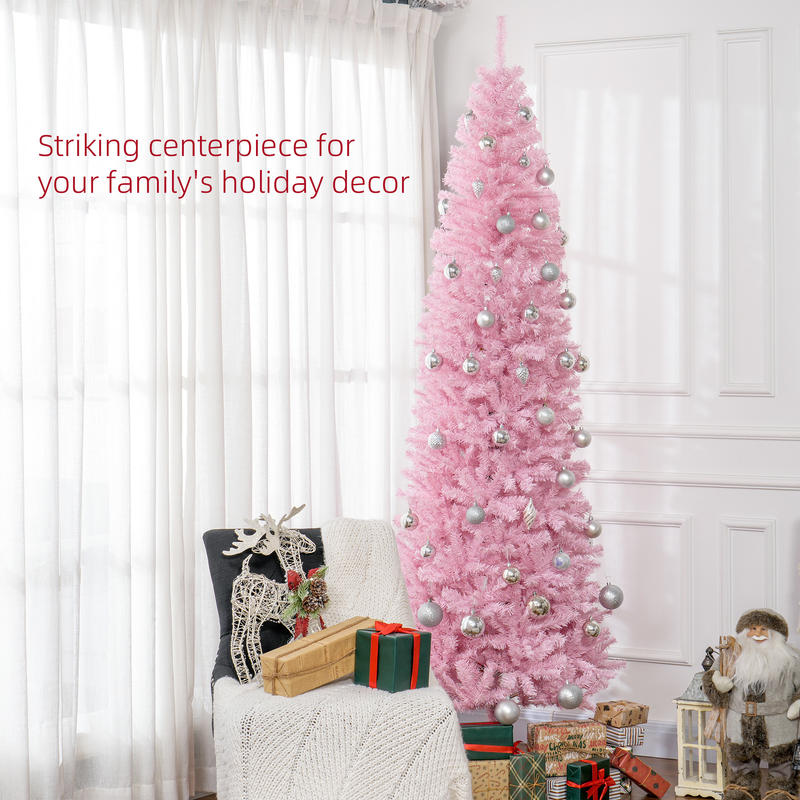 HOMCOM 8' Artificial Christmas - Christmas Tree Artificial recensione e prezzo