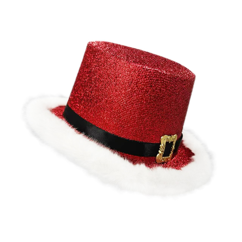 Santa Claus Cap  Shiny Glitter - Santa Hat Plush recensione e prezzo