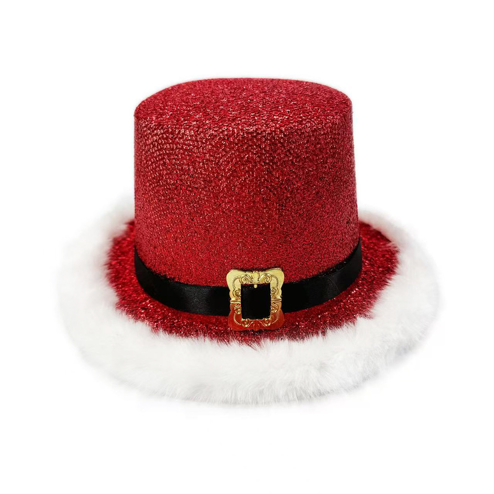 Santa Claus Cap  Shiny Glitter - Santa Hat Plush recensione e prezzo
