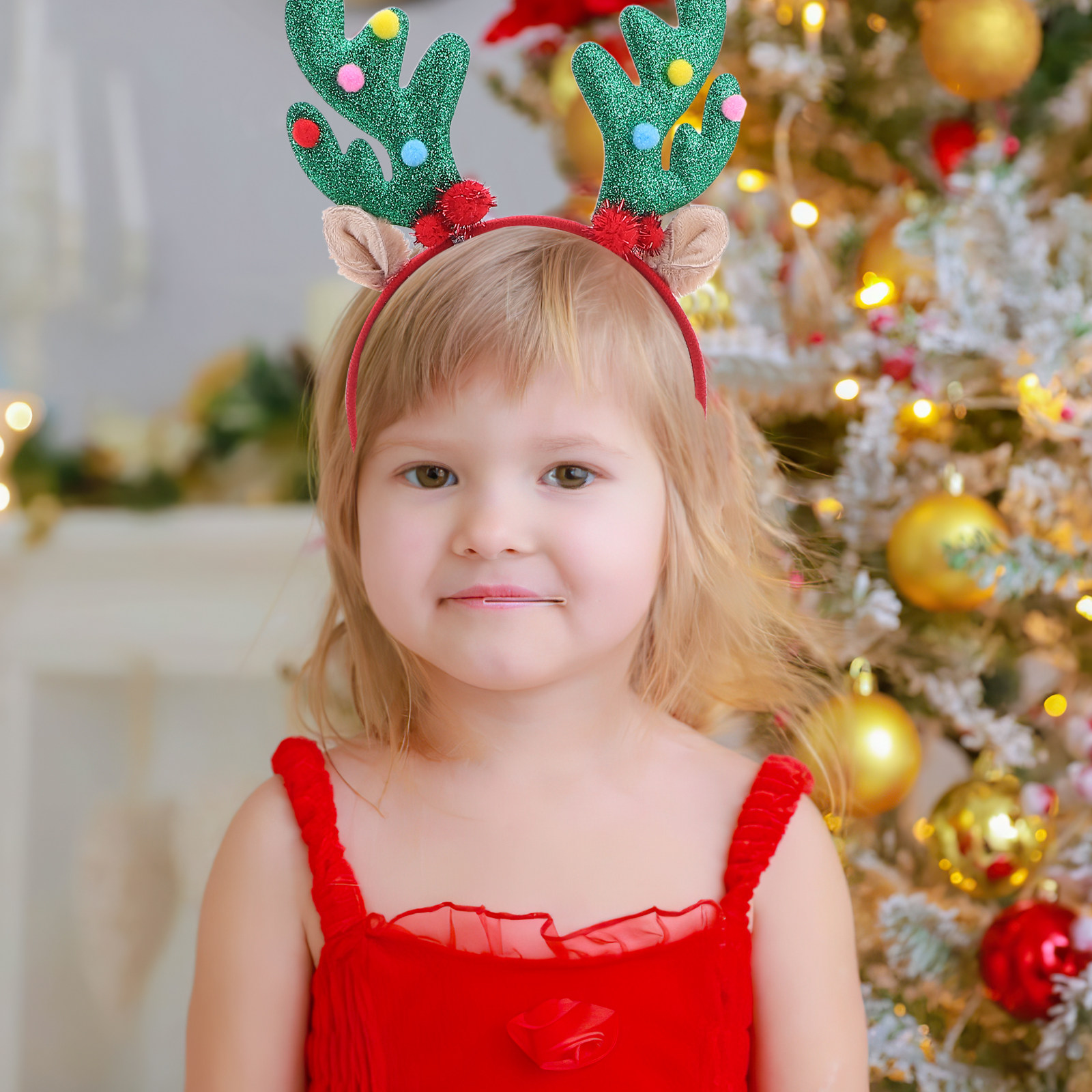 2Pcs Christmas Deer Antlers He - Reindeer Antlers Headband recensione e prezzo