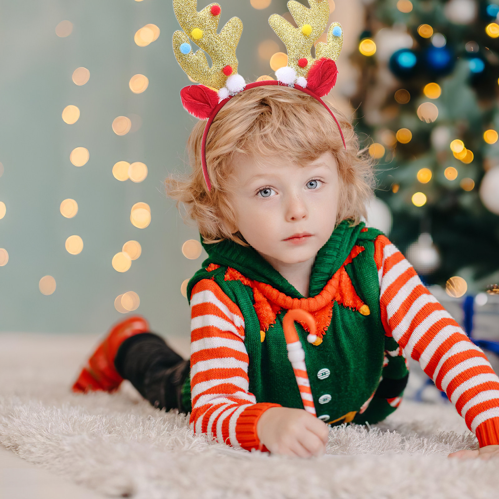 2Pcs Christmas Deer Antlers He - Reindeer Antlers Headband recensione e prezzo