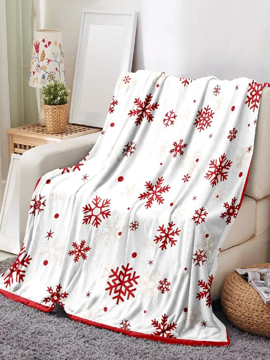 Red Snowflake Blanket Super So - Christmas Throw Blanket recensione e prezzo