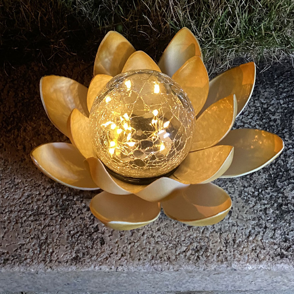 Lotus Shaped Garden Solar Ligh - Christmas Lights Outdoor recensione e prezzo