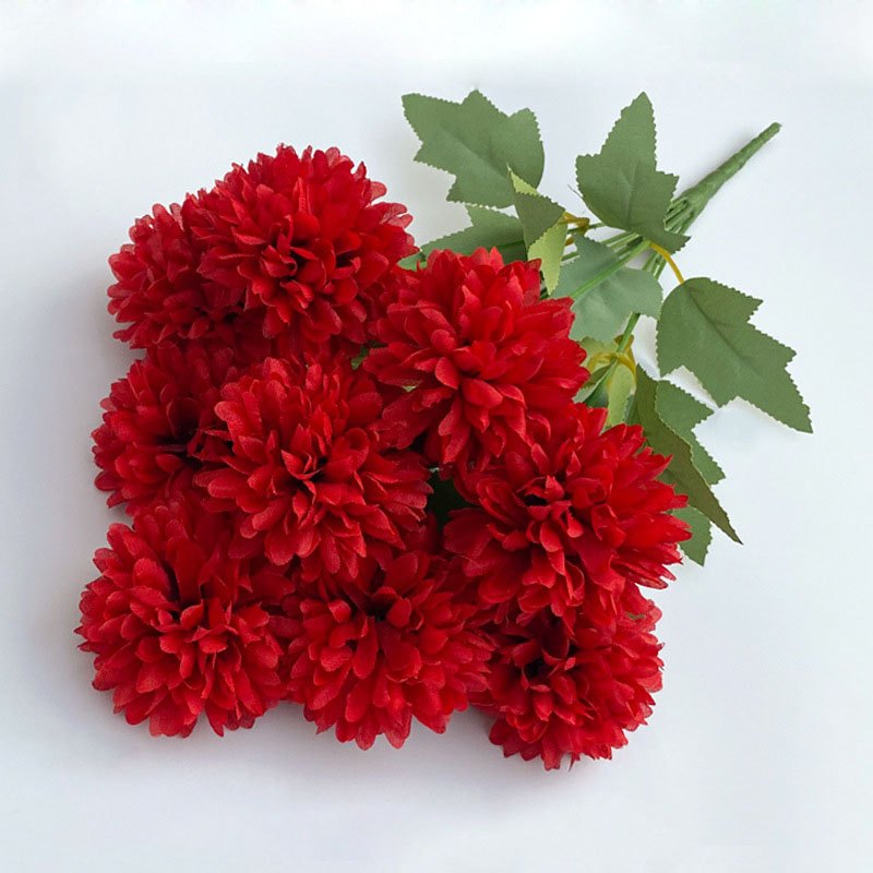 Artificial Flower Bouquet Chry - Christmas Wreath Fake recensione e prezzo