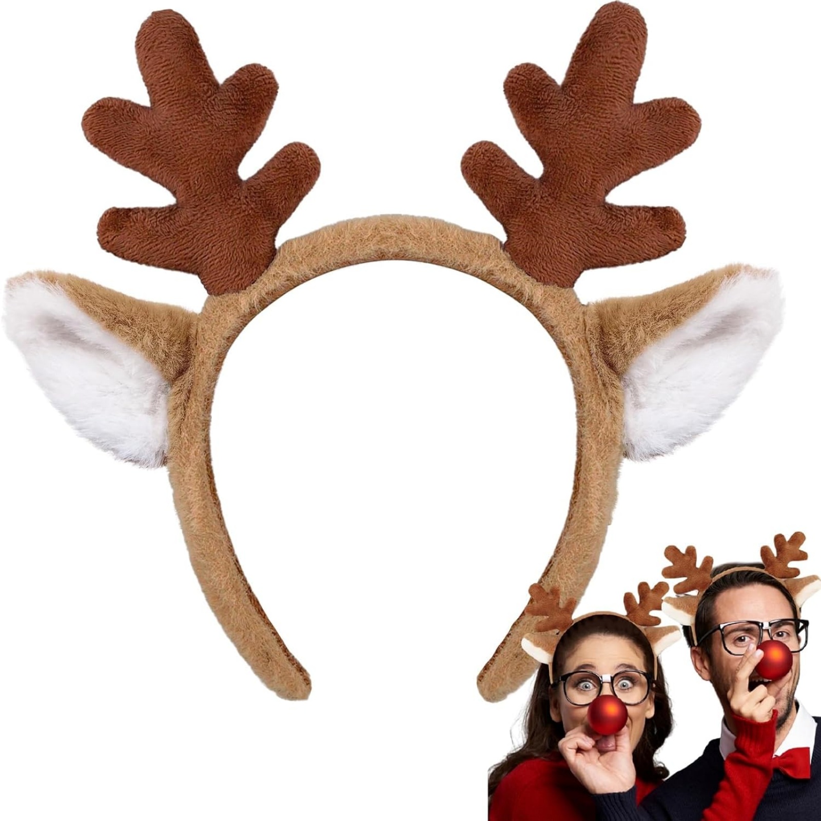 1PC Christmas Reindeer Antlers - Reindeer Antlers Headband recensione e prezzo