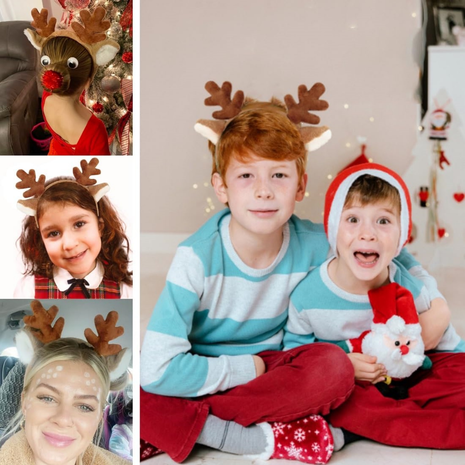 1PC Christmas Reindeer Antlers - Reindeer Antlers Headband recensione e prezzo