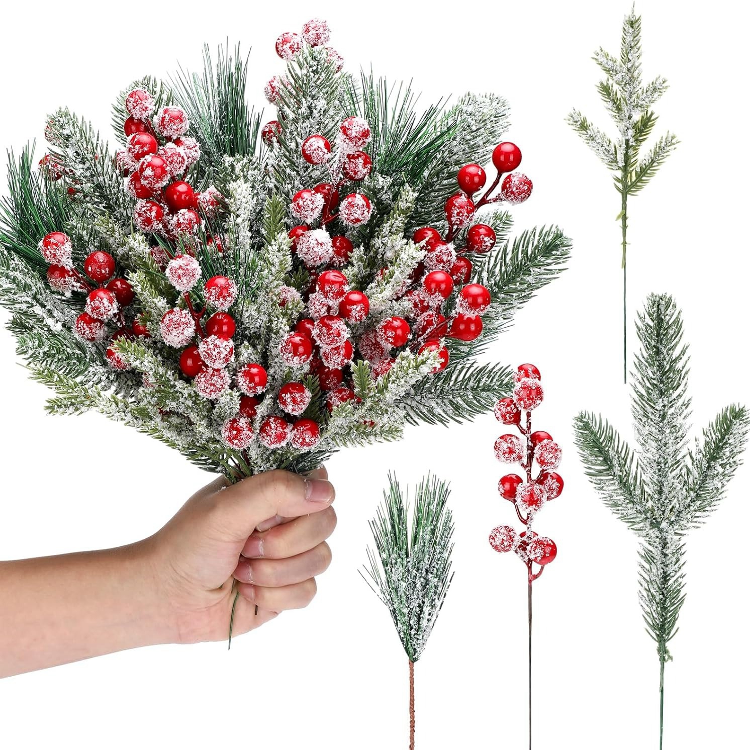 Artificial Snow White Pine Bra - Christmas Wreath Fake recensione e prezzo