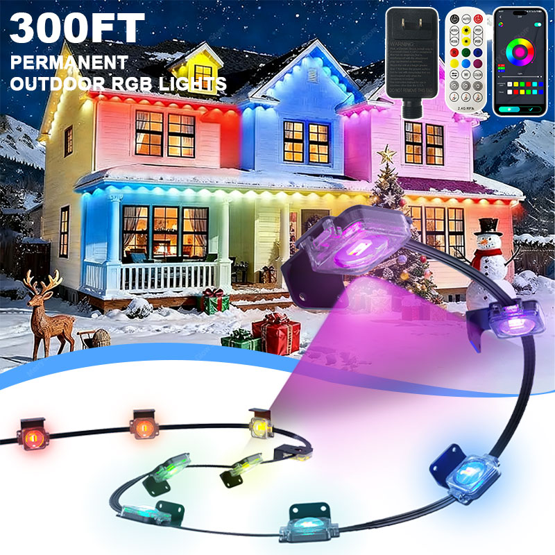 Permanent Outdoor Eave Lights  - Led Fairy String Lights recensione e prezzo