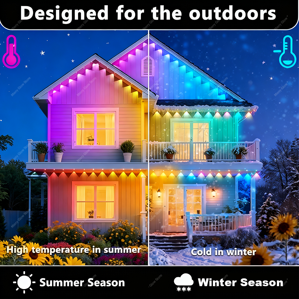 Permanent Outdoor Eave Lights  - Led Fairy String Lights recensione e prezzo
