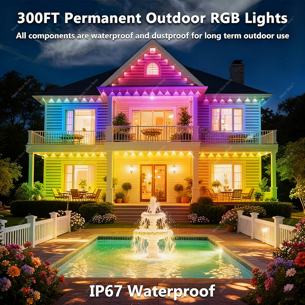 Permanent Outdoor Eave Lights  - Led Fairy String Lights recensione e prezzo
