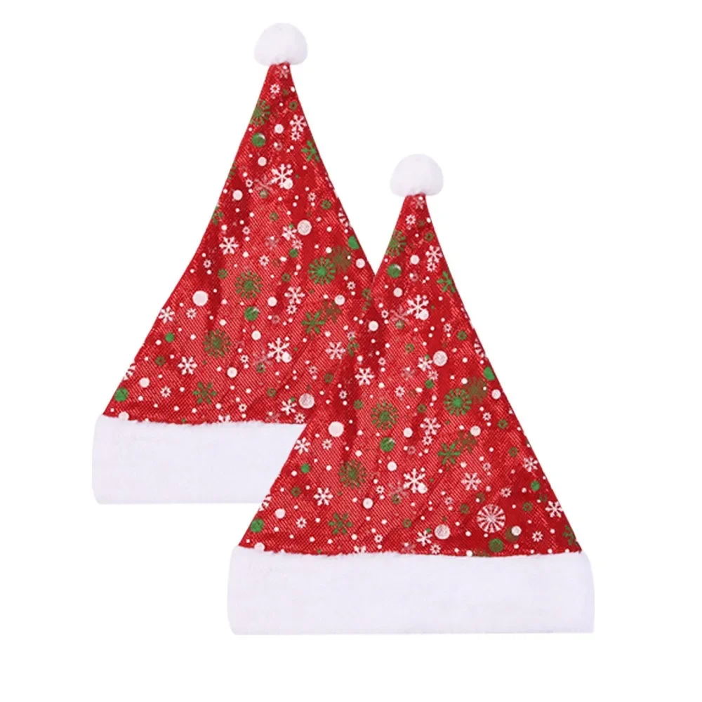 Thick Christmas Hat Red Checke - Santa Hat Plush recensione e prezzo