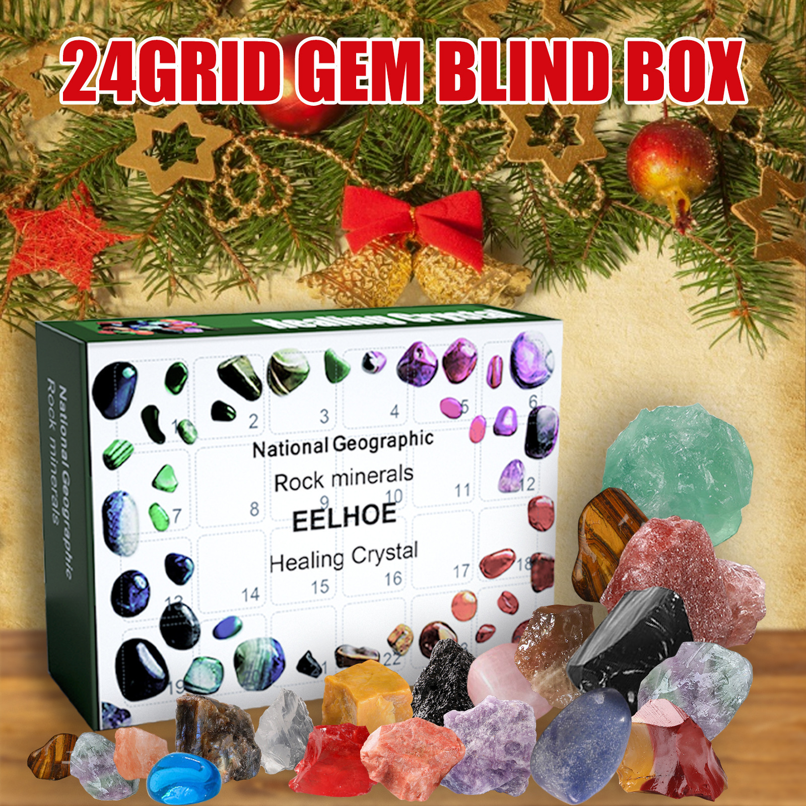 24 Day Stone Advent Calendar R - Advent Calendar Gift recensione e prezzo