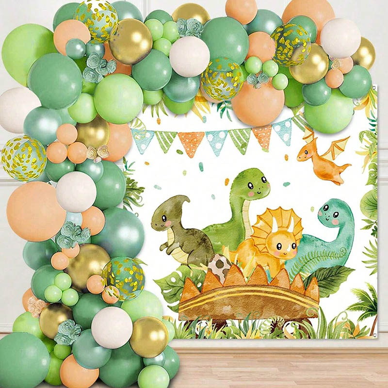Dinosaur Balloon Set Arch for  - Tinsel Garland Decoration recensione e prezzo