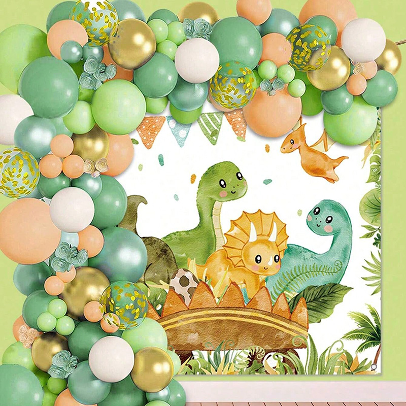 Dinosaur Balloon Set Arch for  - Tinsel Garland Decoration recensione e prezzo