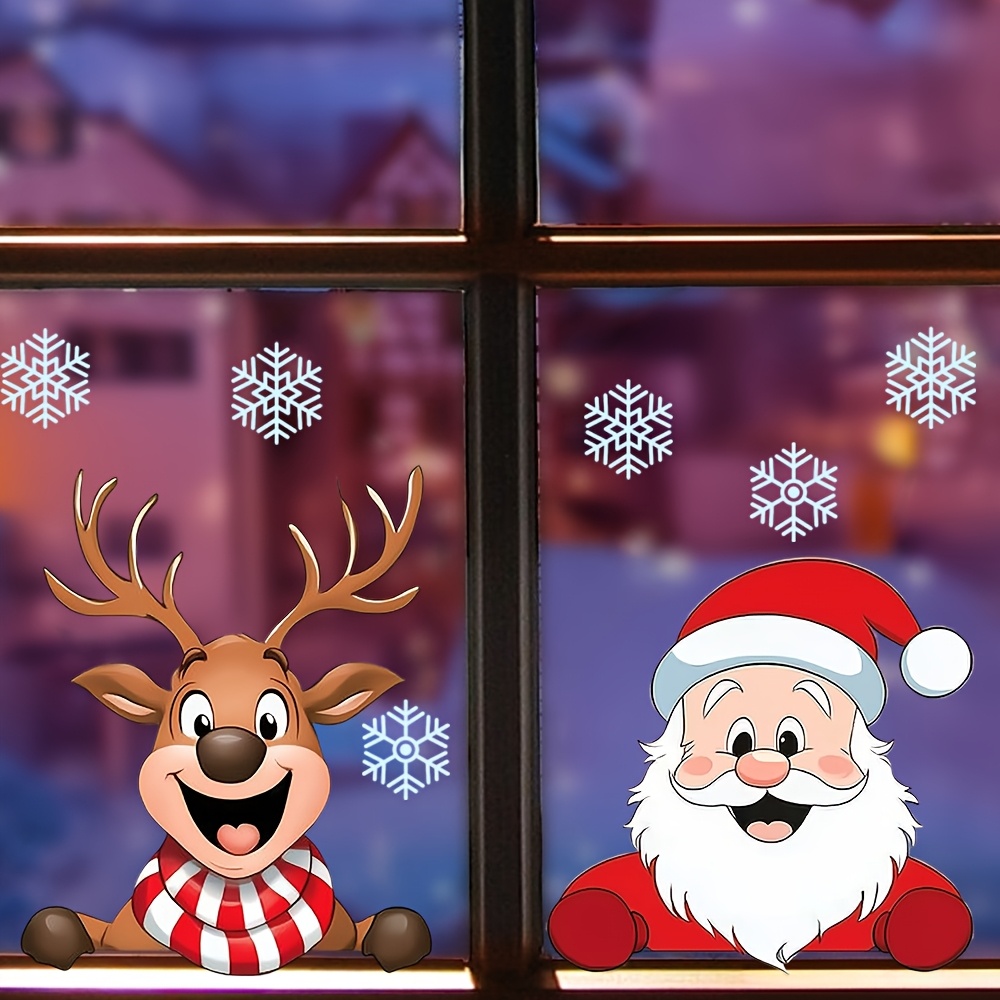 Festive Christmas Window Stick - Snowflake Window Decal recensione e prezzo