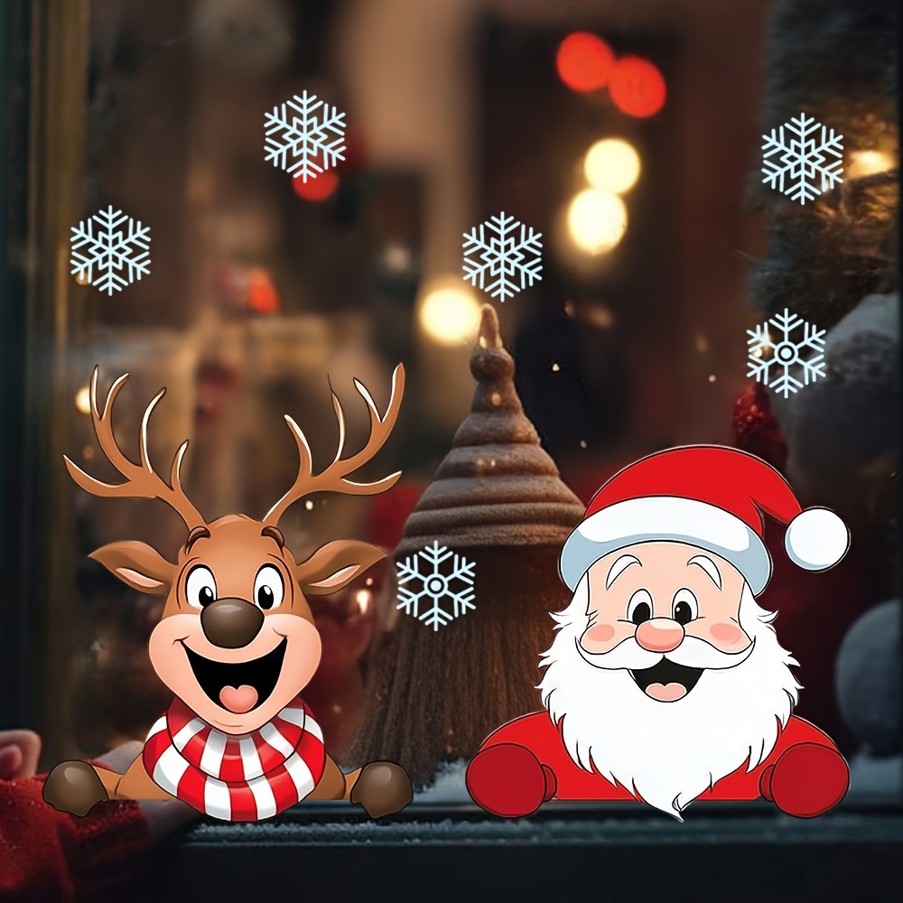 Festive Christmas Window Stick - Snowflake Window Decal recensione e prezzo
