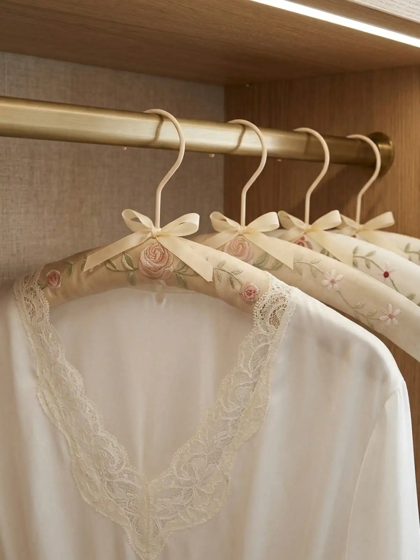 Embroidery-Covered Hanging Rac - Ribbon Bow Gift recensione e prezzo