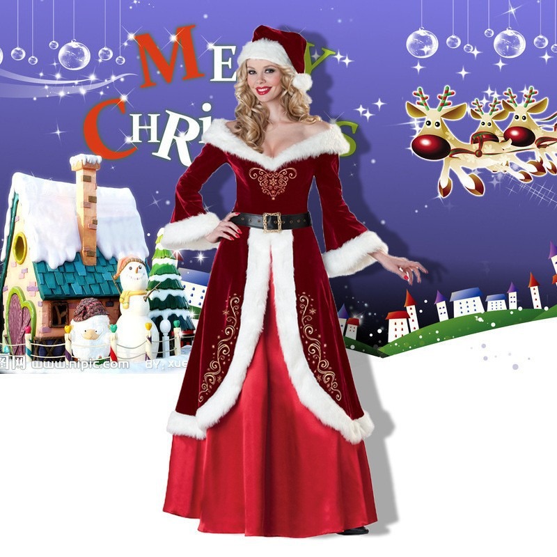 Santa Claus Costume Women Men  - Elf Costume Christmas recensione e prezzo