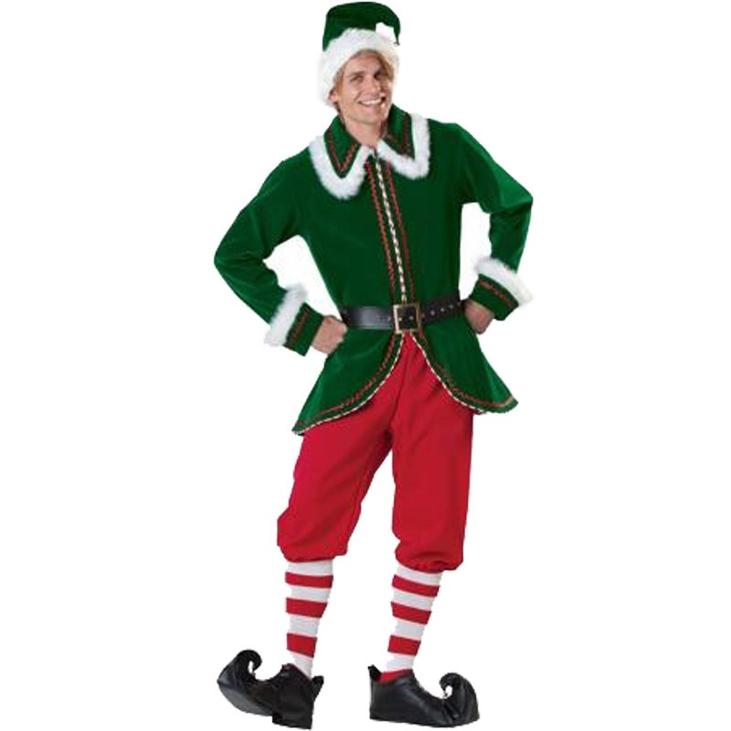 Santa Claus Costume Women Men  - Elf Costume Christmas recensione e prezzo