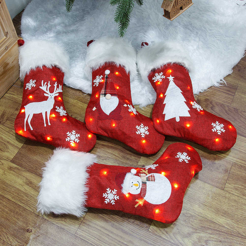 Christmas Socks With Led Light - Christmas Stocking Hanging recensione e prezzo