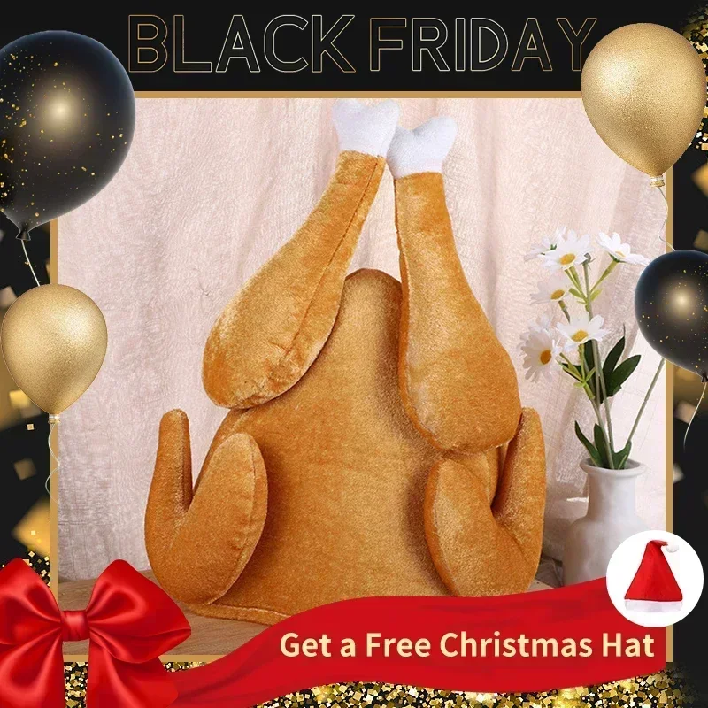 New Plush Roasted Thanksgiving - Santa Hat Plush recensione e prezzo