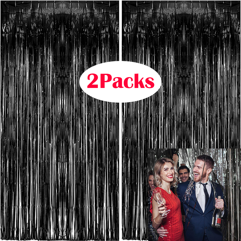 2Packs Black Metallic Tinsel F - Tinsel Garland Decoration recensione e prezzo