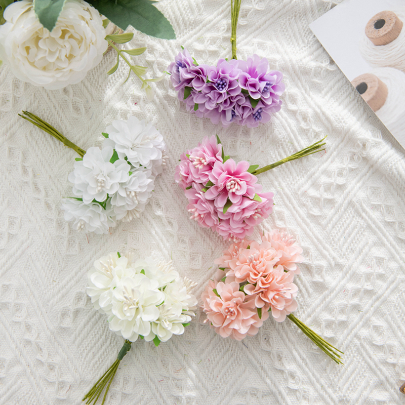 18Pcs Artificial Flowers Stame - Christmas Wreath Fake recensione e prezzo
