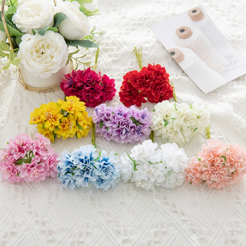 18Pcs Artificial Flowers Stame - Christmas Wreath Fake recensione e prezzo