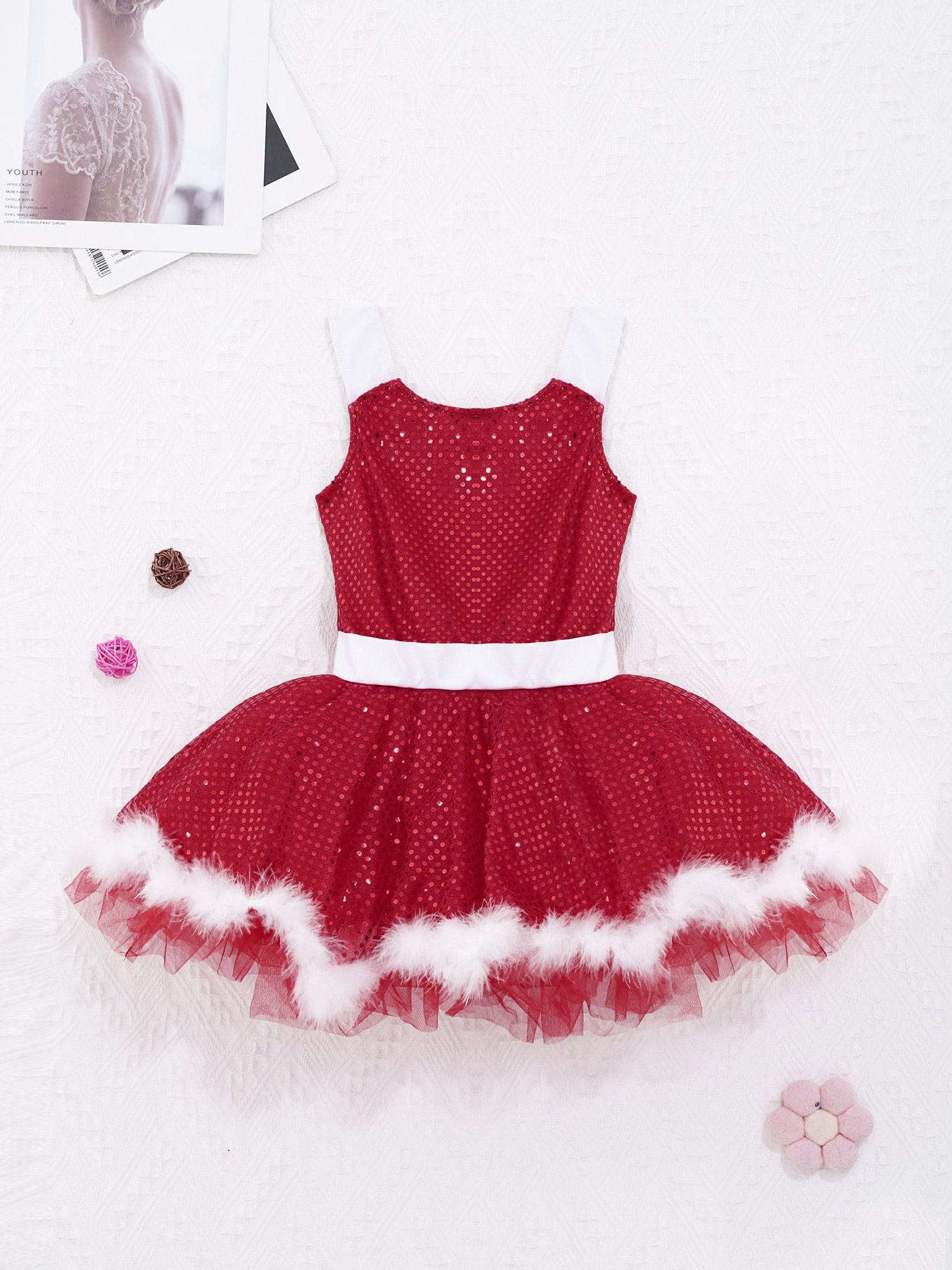 Kids Girls Christmas Figure Sk - Elf Costume Christmas recensione e prezzo