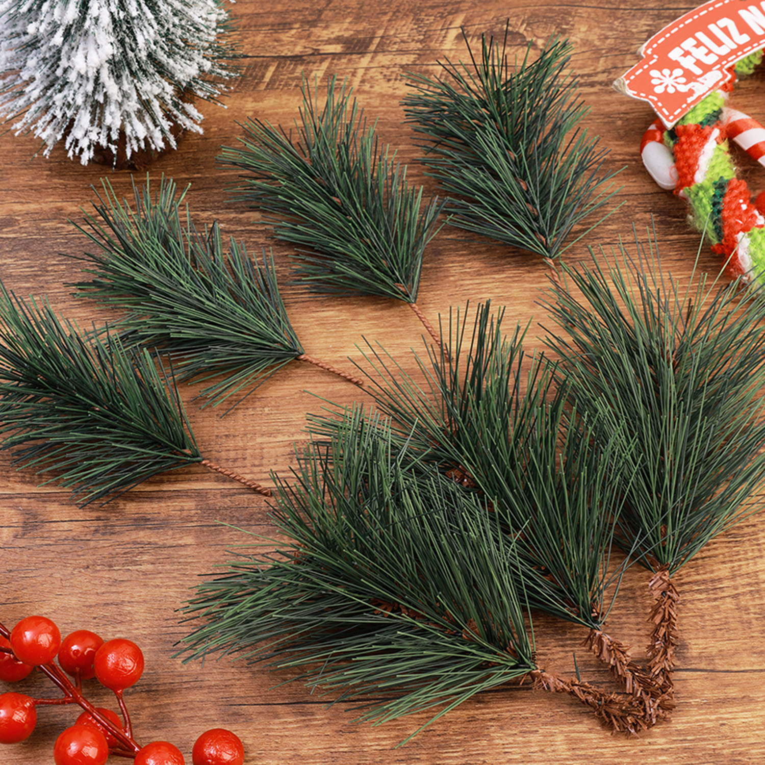 Fake Tree Leaves Branches Arti - Christmas Wreath Fake recensione e prezzo