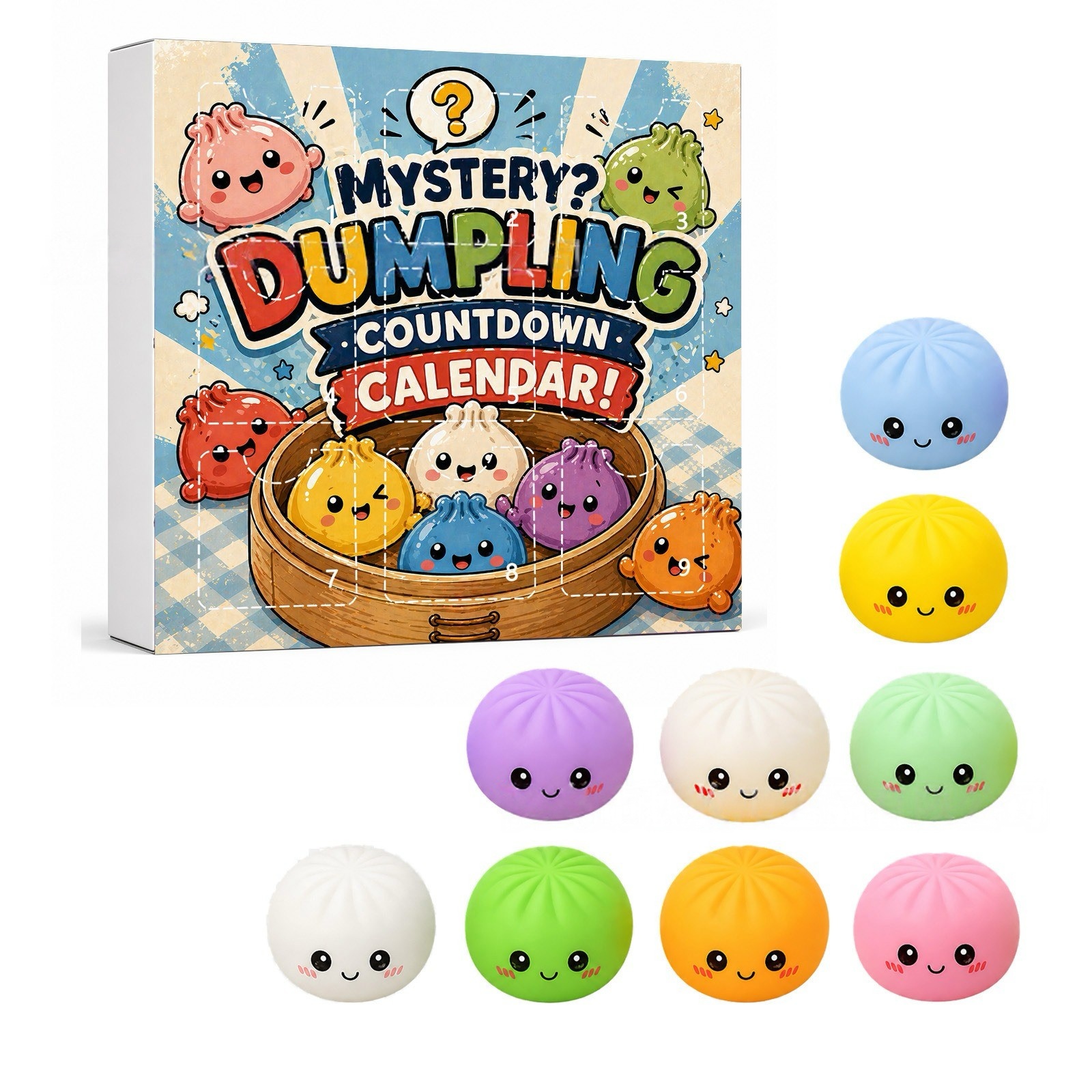 Kawaii Squishy Dumpling Advent - Advent Calendar Gift recensione e prezzo