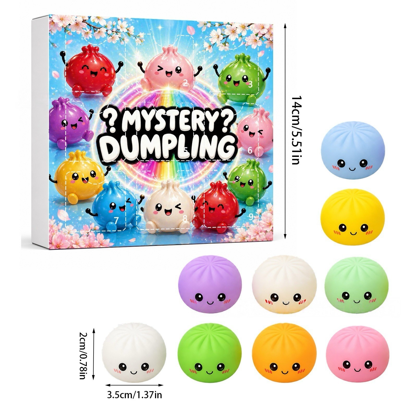 Kawaii Squishy Dumpling Advent - Advent Calendar Gift recensione e prezzo