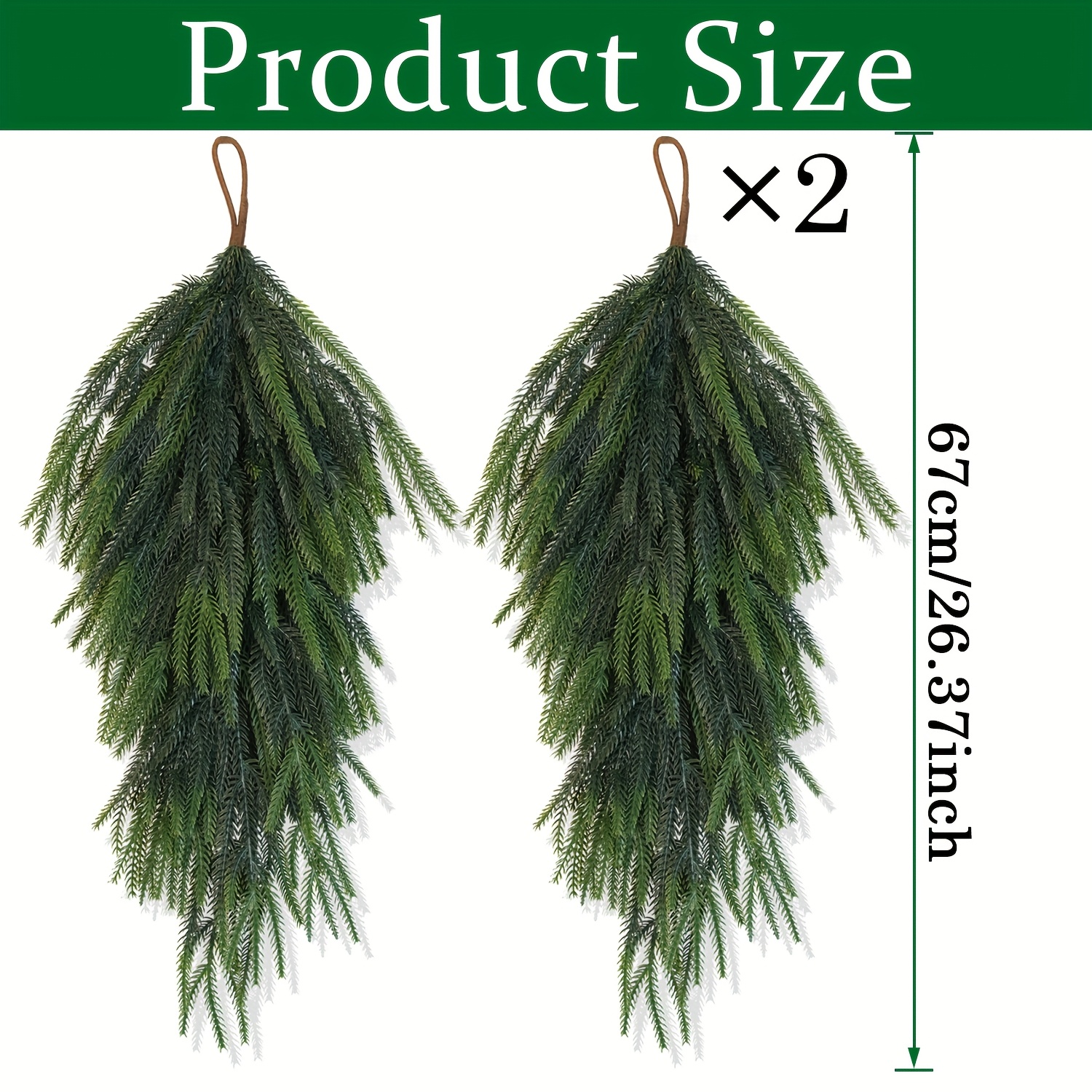 4pcs/2pcs Artificial Pine Need - Christmas Tree Artificial recensione e prezzo