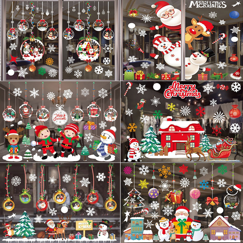 Merry Christmas Decoration Win - Snowflake Window Decal recensione e prezzo