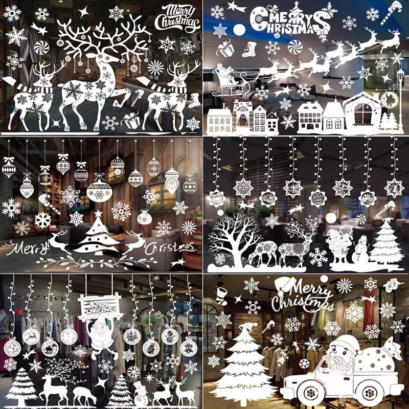 Merry Christmas Decoration Win - Snowflake Window Decal recensione e prezzo