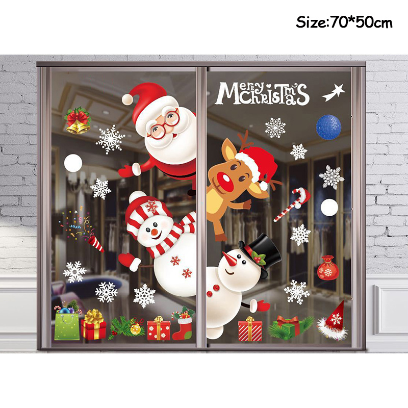 Merry Christmas Decoration Win - Snowflake Window Decal recensione e prezzo