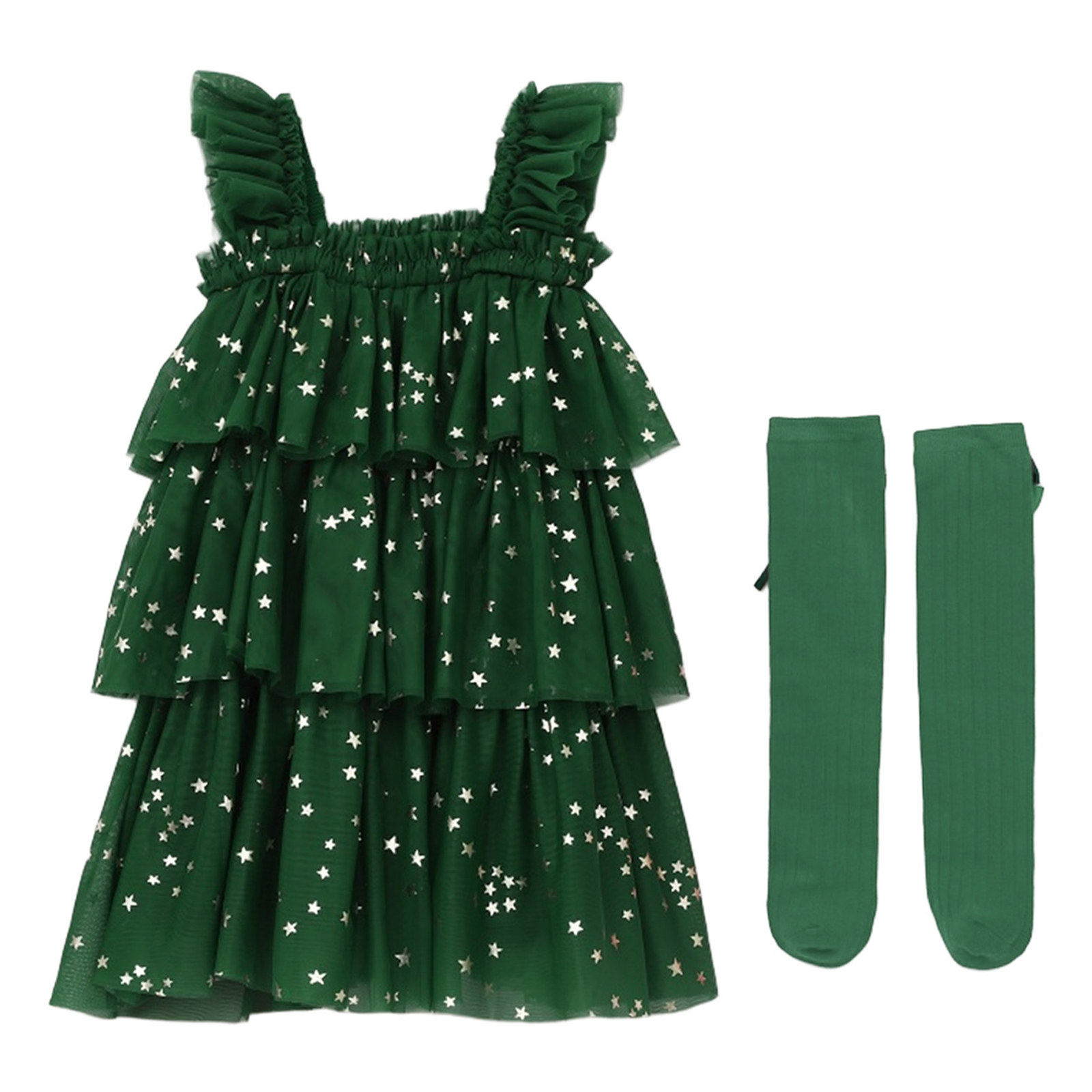 Toddler Girls Christmas Tree E - Elf Costume Christmas recensione e prezzo