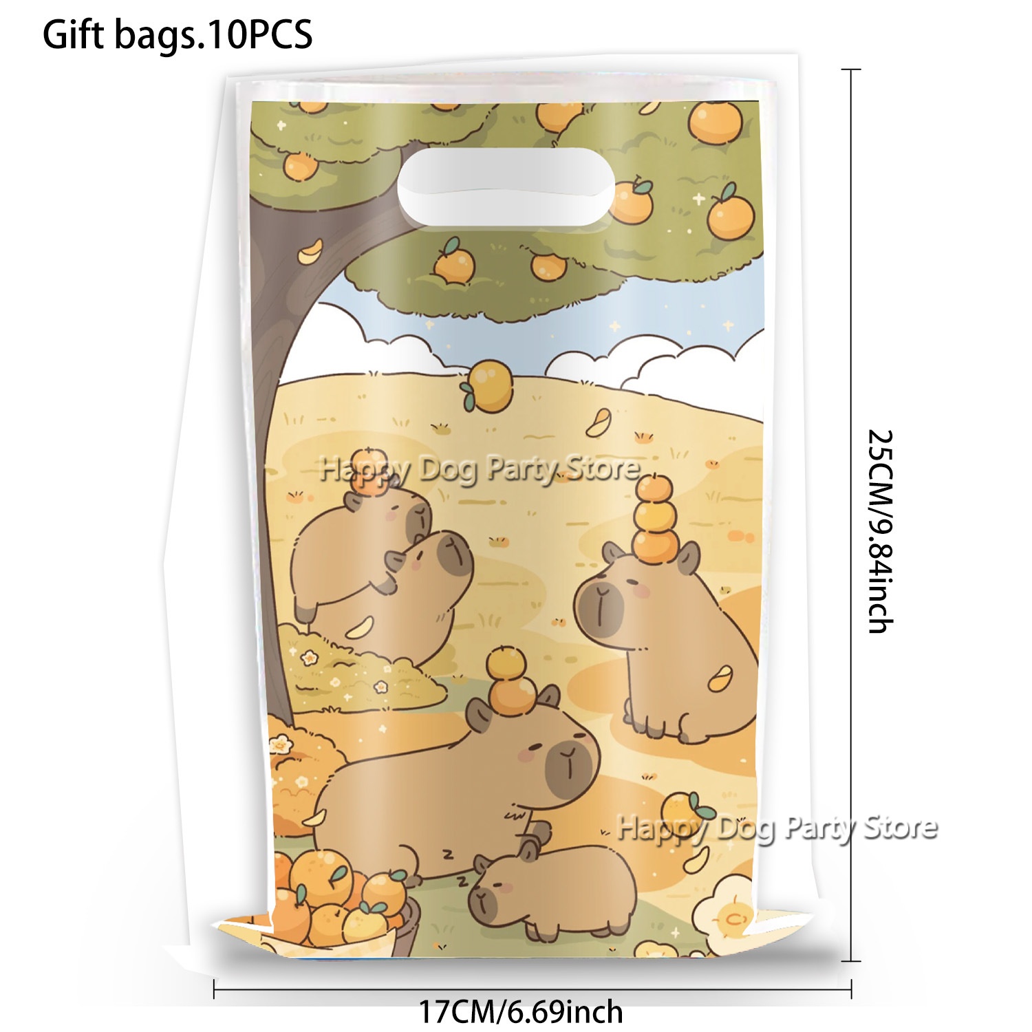 Cartoon Capybara Party Supplie - Gift Box Wrap Set recensione e prezzo