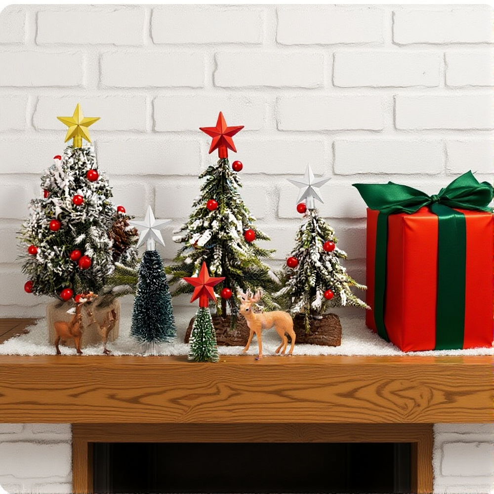 6cm Mini Christmas Tree Topper - Star Tree Topper recensione e prezzo