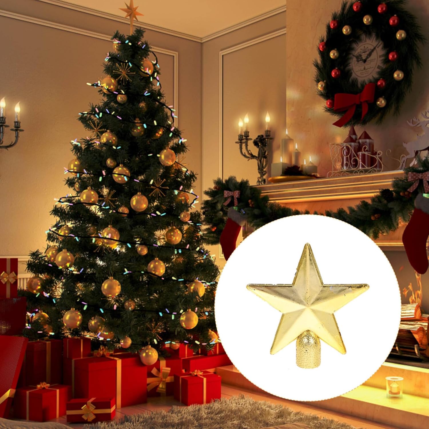 6cm Mini Christmas Tree Topper - Star Tree Topper recensione e prezzo