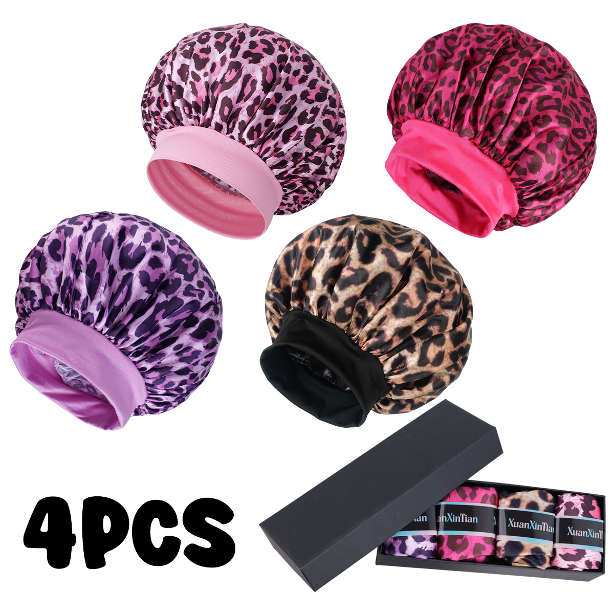 4PCS Mystery Hair Bonnet Gift  - Gift Box Wrap Set recensione e prezzo