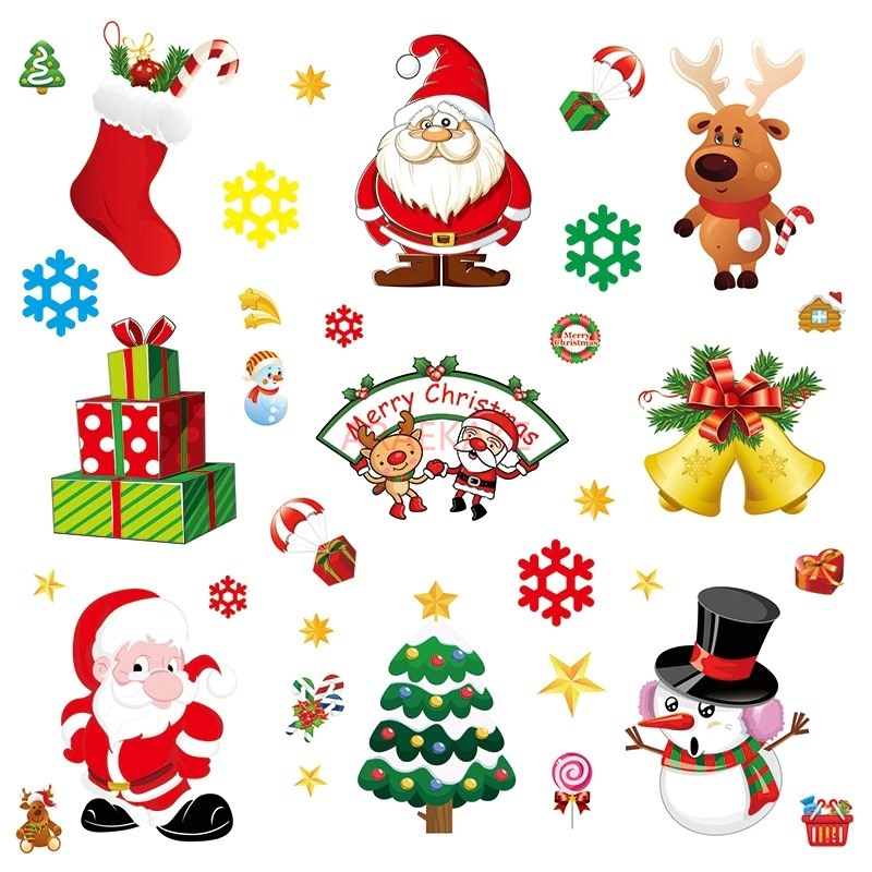 1PCS Removable Christmas Stati - Snowflake Window Decal recensione e prezzo