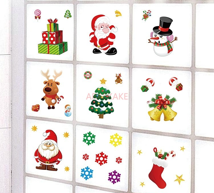 1PCS Removable Christmas Stati - Snowflake Window Decal recensione e prezzo