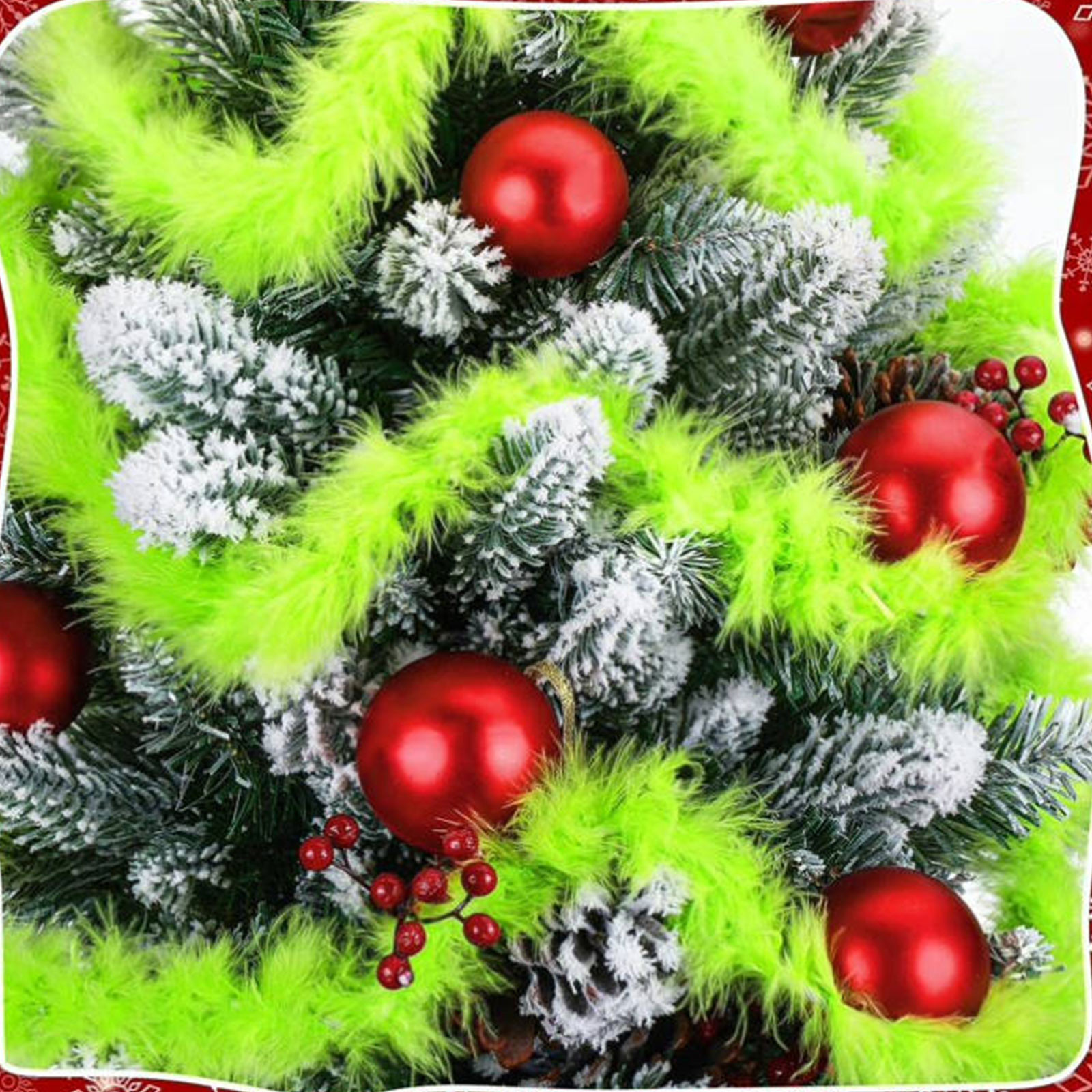 Christmas Garland 3 PCS 20 Fee - Tinsel Garland Decoration recensione e prezzo