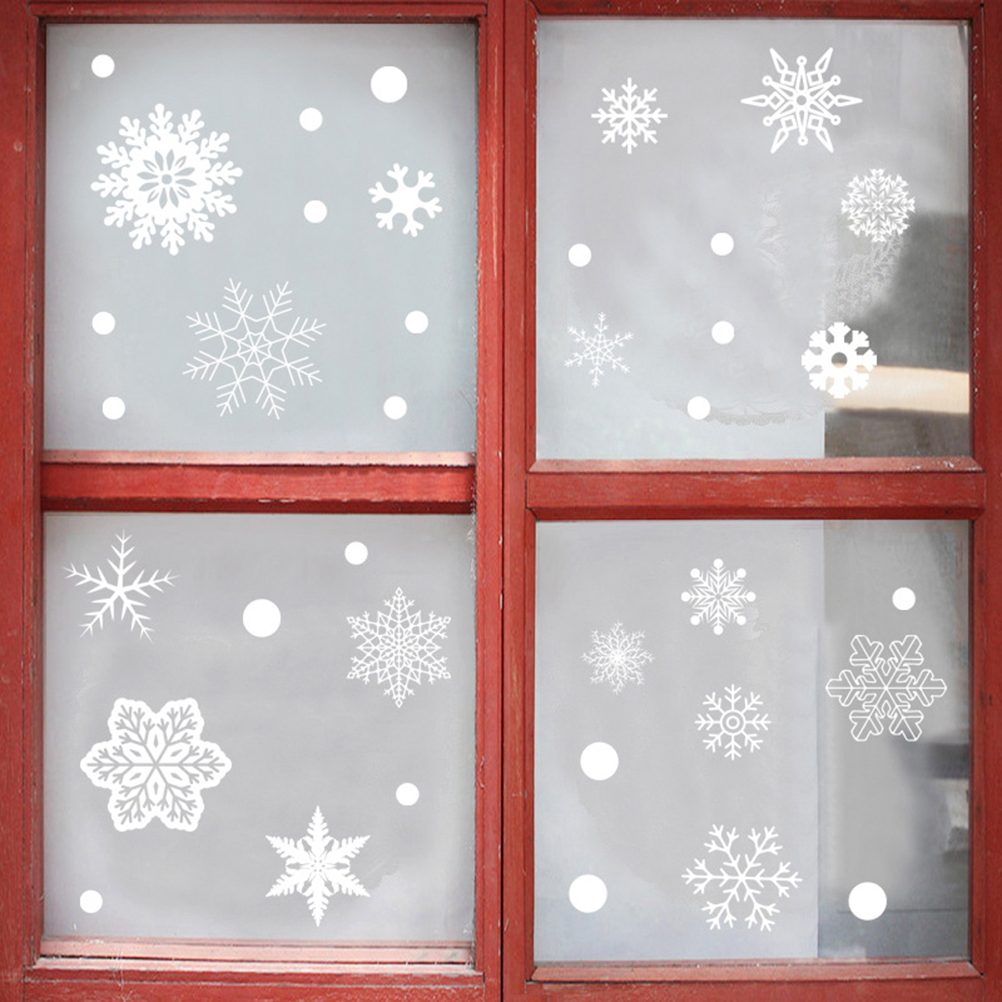 37PCS Gift Xmas Festival Suppl - Snowflake Window Decal recensione e prezzo