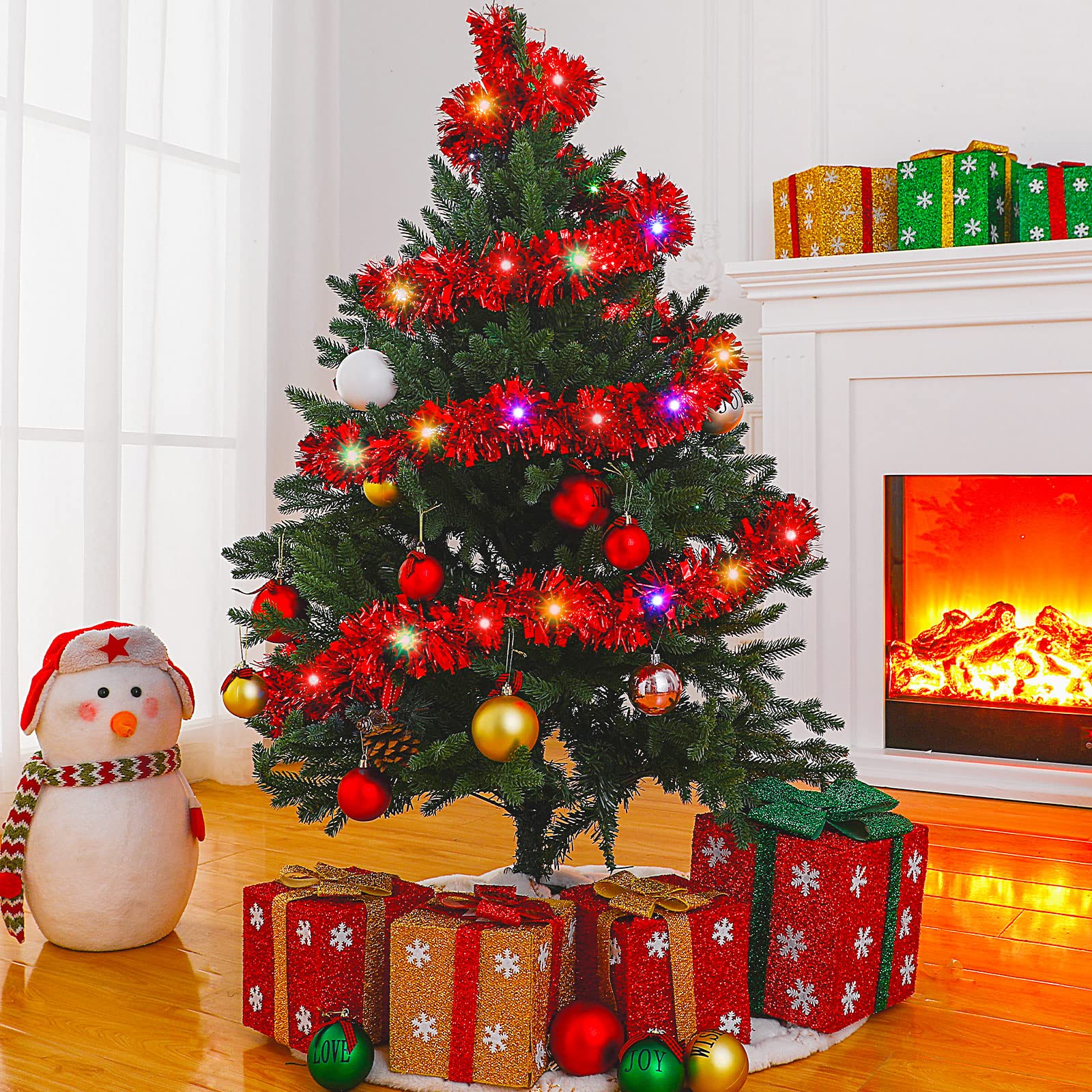 1/3pcs 5M Christmas Tinsel Gar - Tinsel Garland Decoration recensione e prezzo