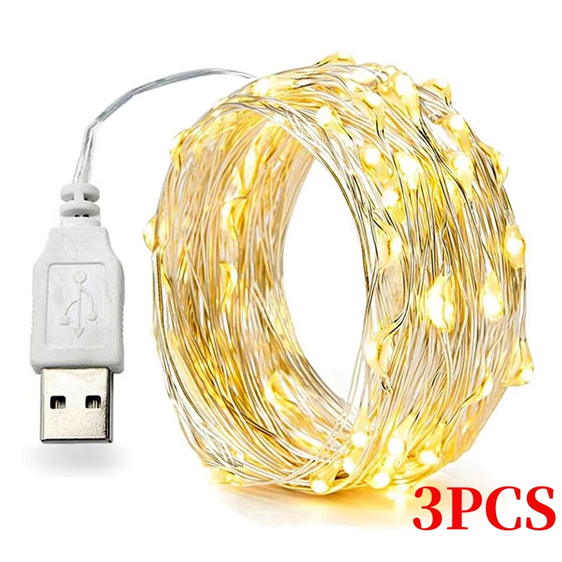 3PCS 5/10/20M Copper Wire LED  - Led Fairy String Lights recensione e prezzo