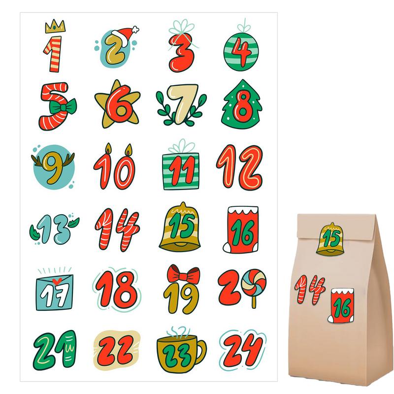 Merry Christmas Stickers Adven - Advent Calendar Gift recensione e prezzo