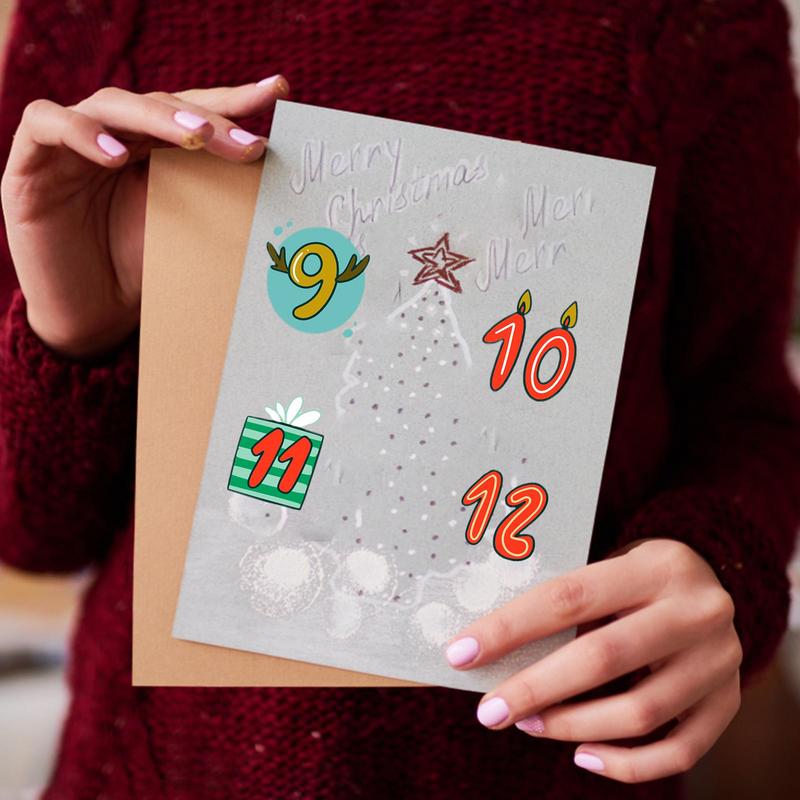 Merry Christmas Stickers Adven - Advent Calendar Gift recensione e prezzo