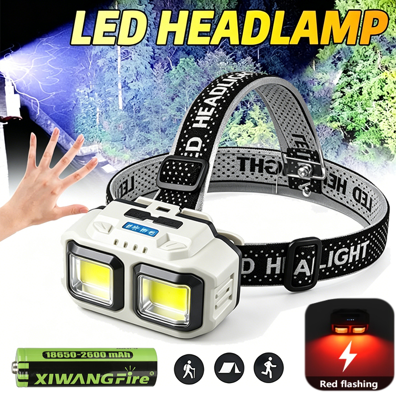 COB LED Headlamp Rechargeable  - Christmas Lights Outdoor recensione e prezzo